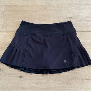 Black tennis golf skirt